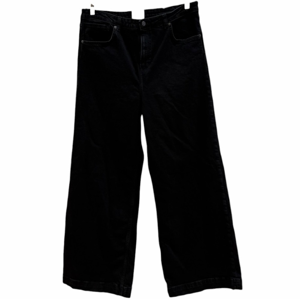 Reformation Bex Super Stretch High-Rise Wide Leg 
Black Size 33 - Picture 2 of 14